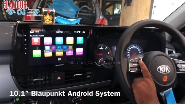 KIA Seltos | 10.1” Blaupunkt Android System & Ice Cube Fog Lamp |Glamour Car Accessories |Bangalore смотреть онлайн