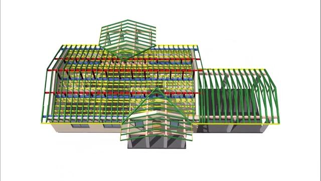 2021.04.13 - стропильный каркас одноэтажного дома смотреть онлайн