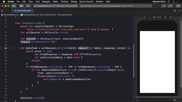 Swift : Télécharger et afficher du JSON avec SwiftUI смотреть онлайн