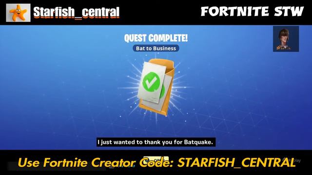 286) Fortnite Save The World - Beyond The Stellar Horizon - Bat To Business Quest - (Epic Schematic смотреть онлайн