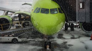 S7 Airbus A320. Парковка самолета | 11’22