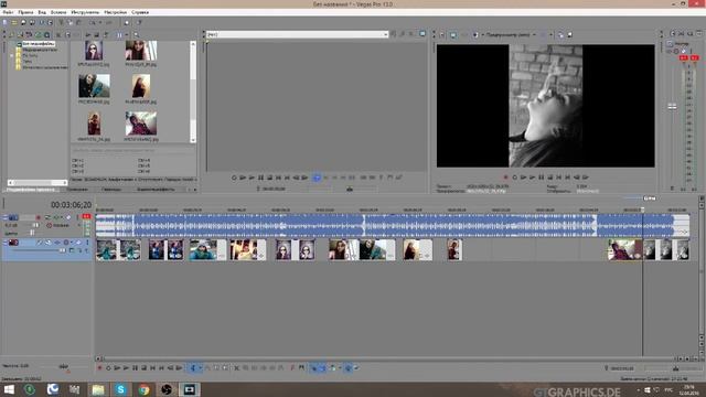 Sony Vegas pro 13 Создание слайд шоу смотреть онлайн
