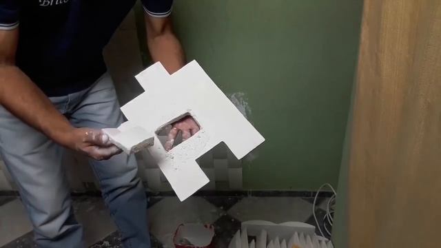 Como assentar gesso 3D tijolinho concavo смотреть онлайн