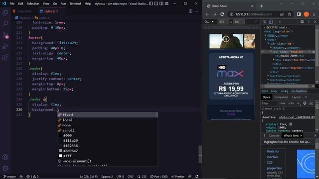 SITE FEITO A PARTIR DE MOBILE FIRST | footer e responsivo | COM HTML E CSS #parteTrês смотреть онлайн