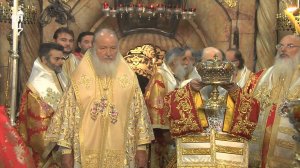 Патриархи двух Церквей совершили литургию