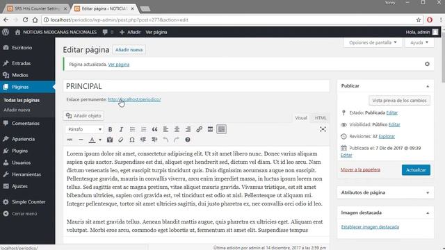 Cómo insertar un contador de visitas en Wordpress смотреть онлайн