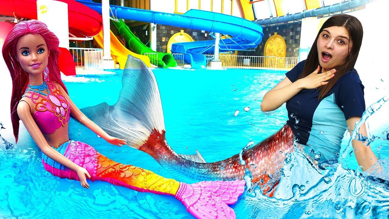 Соревнования Барби и Зумы Щенячий патруль в аквапарке! Тойклаб ищет игрушки - Видео для девочек смотреть онлайн
