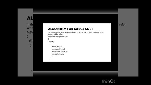 Merge Sort Algorithm смотреть онлайн