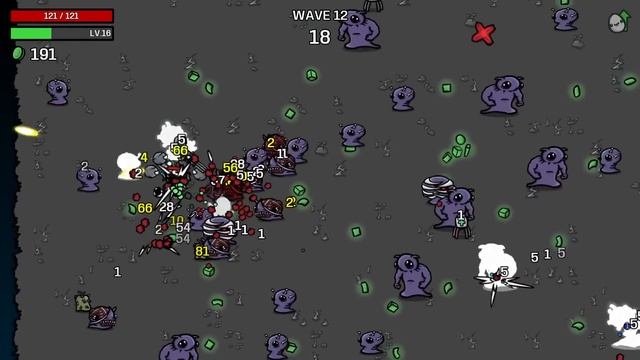 The Minigun Wielding MEGA TANK Is Unstoppable! | Brotato смотреть онлайн