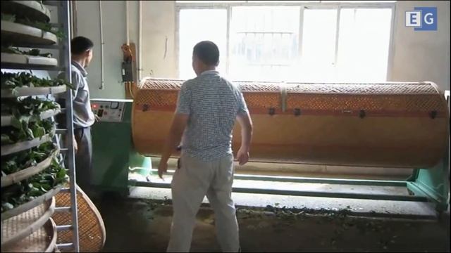 Бамбуковый барабан для частичной ферментации чайного листа смотреть онлайн