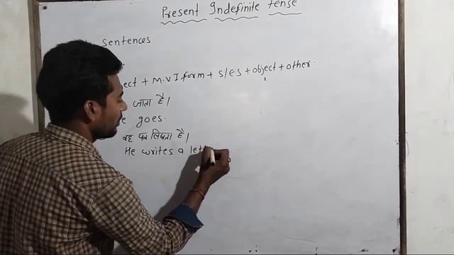 Present indefinite tense/Simple sentences/Negative sentences/Formula AND Example смотреть онлайн