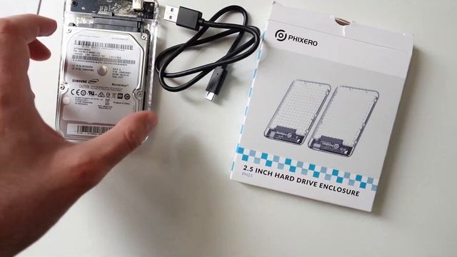 PHIXERO PH25 - 2 5 Inch HDD Enclosure | Unboxing смотреть онлайн