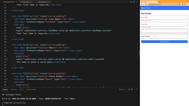 Build better forms in Ionic with autocomplete, helper text, and error messages смотреть онлайн