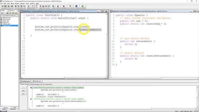 [ Java Tutorial ] How to use the static keyword смотреть онлайн
