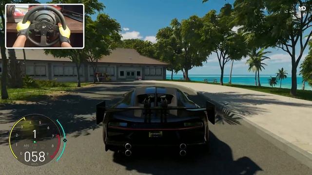 The Crew Motorfest 1500 hp Bugatti Chiron Super Sport 300+ Steering Wheel gameplay [ 4K60 ] смотреть онлайн