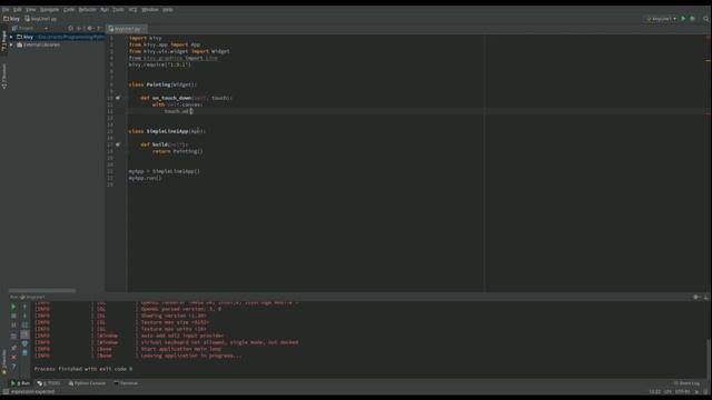 Kivy Lesson 10 Simple Paint Part 1 смотреть онлайн
