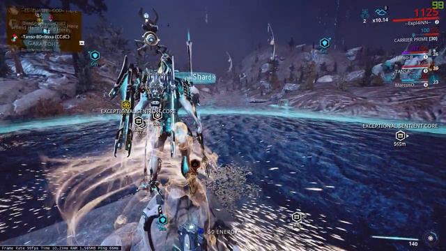 Warframe Fortuna Amp 2-7-7 vs Eidolon First Shield смотреть онлайн