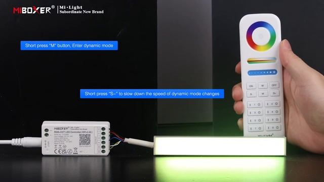 Miboxer FUT039W WIFI RGB+CCT Controller Instruction смотреть онлайн