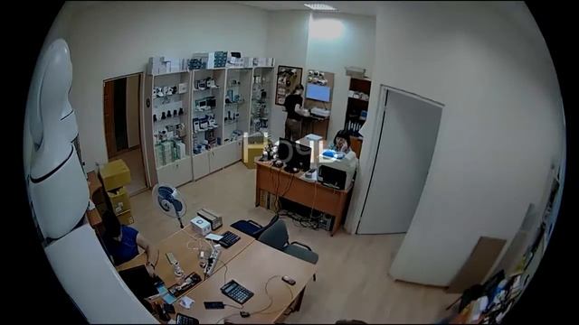 Пример видео с панорамной WIFI камеры PS-LINK VR-1
