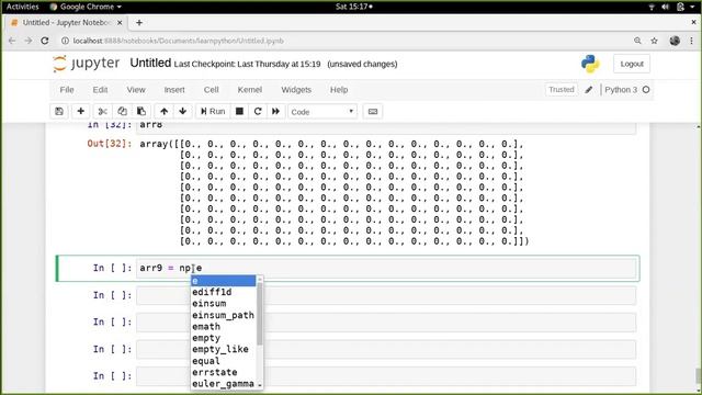 Numpy basics смотреть онлайн