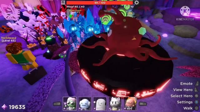 Alien Attack hard mode win | Roblox Tower heroes смотреть онлайн