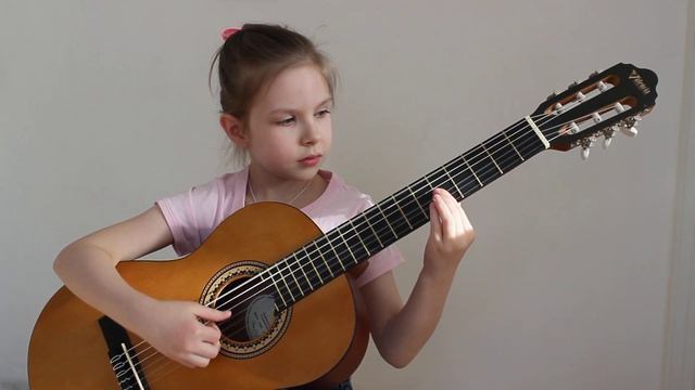 Ой, мороз, мороз. Игра на гитаре. Гитара для детей. Playing guitar. Guitar for children. смотреть онлайн