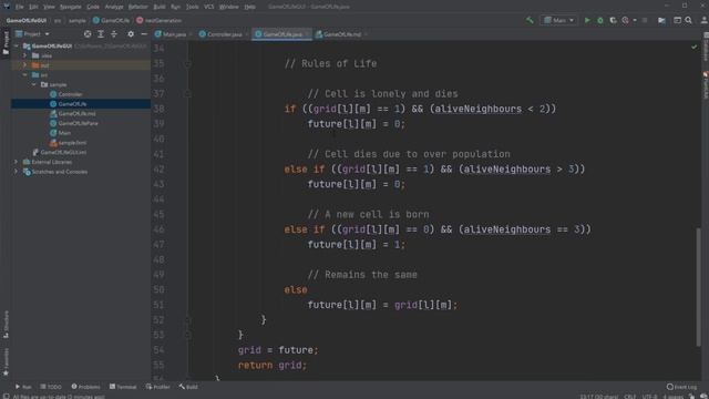 JavaFX and Scene Builder - IntelliJ: Game of Life смотреть онлайн