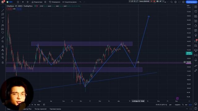 Анализ акций Сбера. Перспективы и риски акций SBER. Обзор ситуации банка. смотреть онлайн