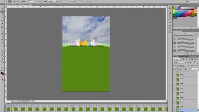 Exporting Video to GIF Format by Using Adobe Photoshop & After Effects смотреть онлайн