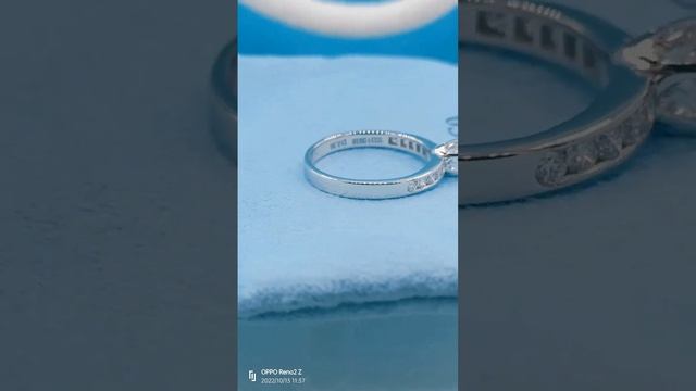 Кольцо Tiffany с бриллиантами 0,50ct GIA D\ Vs1 смотреть онлайн