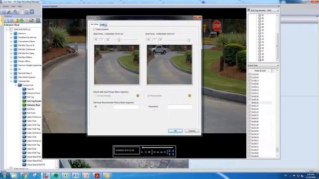 Edge Recording Manager - Backing up a video using the Save as AVI option смотреть онлайн