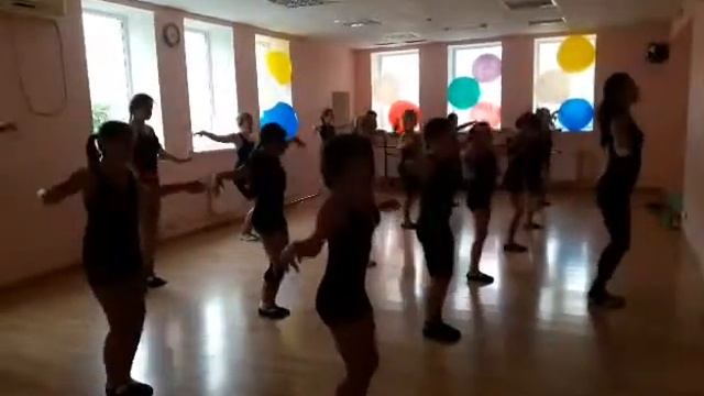 Разминка современной хореографии ( учи месте с нами ) смотреть онлайн