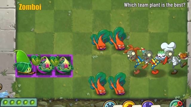 PVZ 2 | Best Team Plants Power Up! vs Team Jester Zombie LEVEL 10! смотреть онлайн
