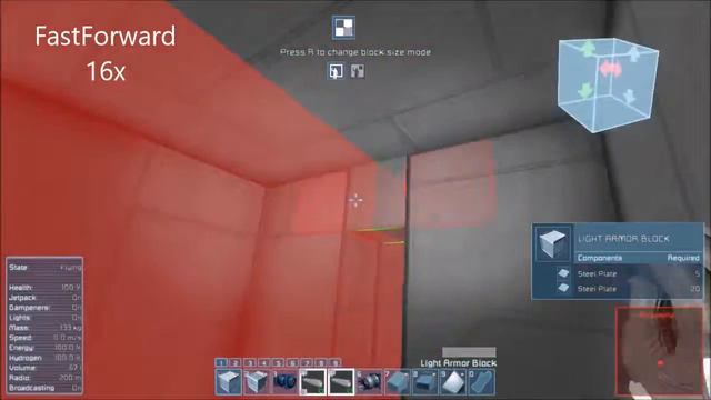 Space Engineers Build Time Lapse | Hydrogen Tanker смотреть онлайн