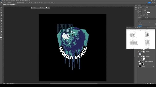 Streetwear Graphic Design Process | Photoshop | Illustrator | Midjourney смотреть онлайн