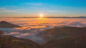 Лучший восход солнца. Красивое видео. Таймлапс. FULL HD ULTRA HD Sunrise