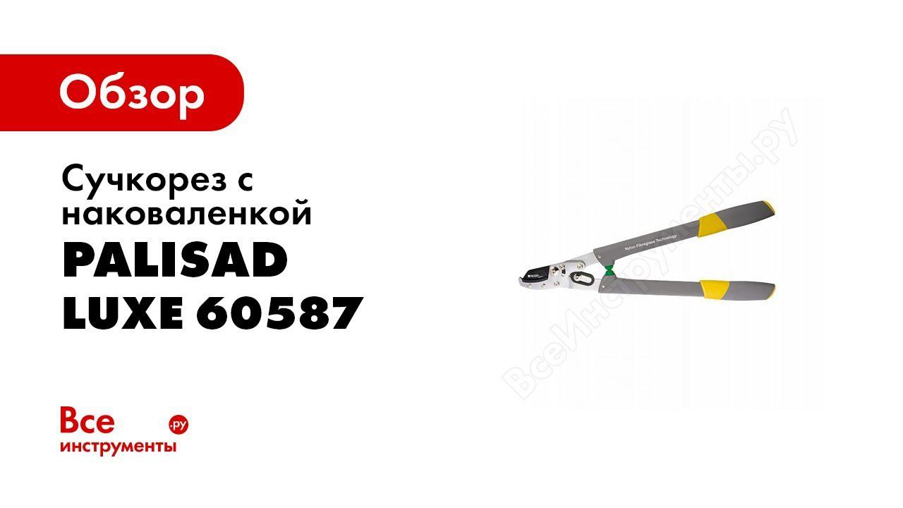 Обзор: Сучкорез с наковаленкой PALISAD LUXE 530 мм 60587 смотреть онлайн