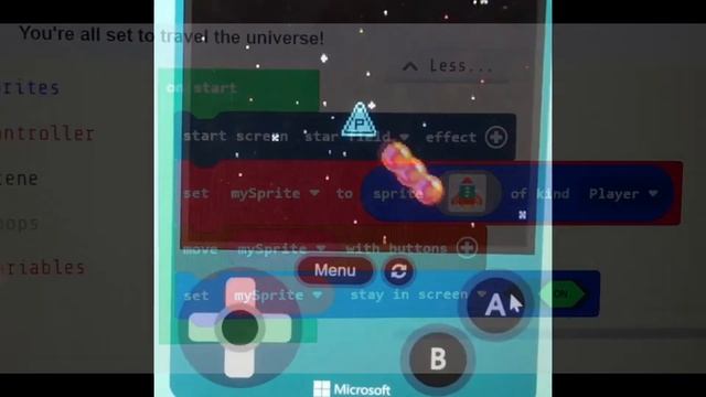 Microsoft Makecode Arcade Space Explorer Game смотреть онлайн