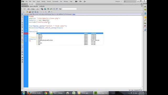 Smarty Crud Application Using Php and Mysql смотреть онлайн