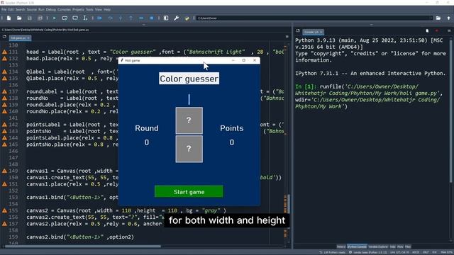 Guess the color Program | Holi special | #python смотреть онлайн
