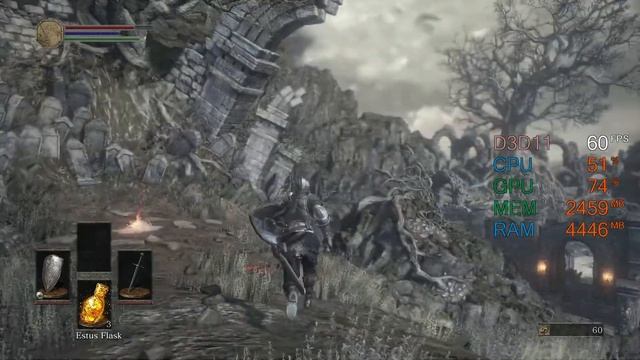 GeForce GTX 1060 6GB -- AMD Ryzen 3 1300X -- Dark Souls III FPS test смотреть онлайн