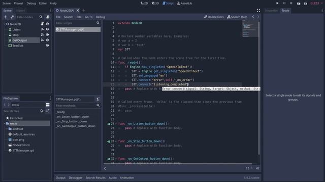 Advanced Godot | Using Speech To Text In Godot Android смотреть онлайн