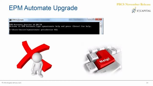 EPM Automate Upgrade [Oracle PBCS Release - Nov 2016] смотреть онлайн