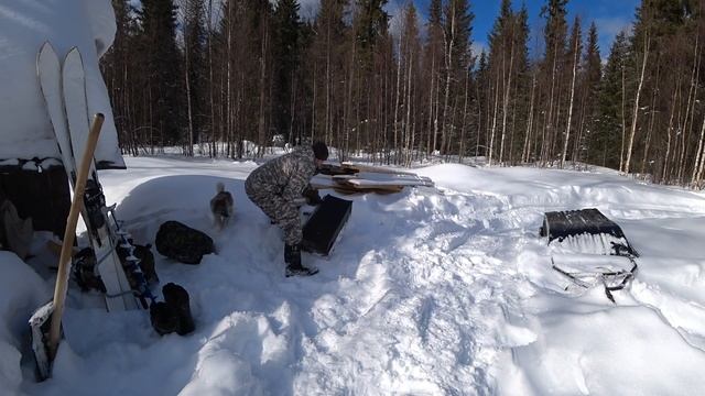 ЗАЕЗЖАЕМ В ИЗБУ С СОБАКОЙ. ВЕЗУ ЖЕЛЕЗНУЮ ПЕЧКУ. БУДЕМ МЕНЯТЬ ПОЛЫ. ЗАВОЗИМ МАТЕРИАЛ ДЛЯ РЕМОНТА. смотреть онлайн
