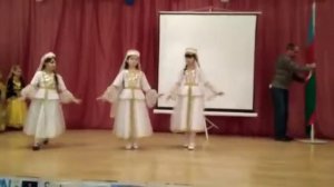 Азербайджанский танец в Баку школа номер 145