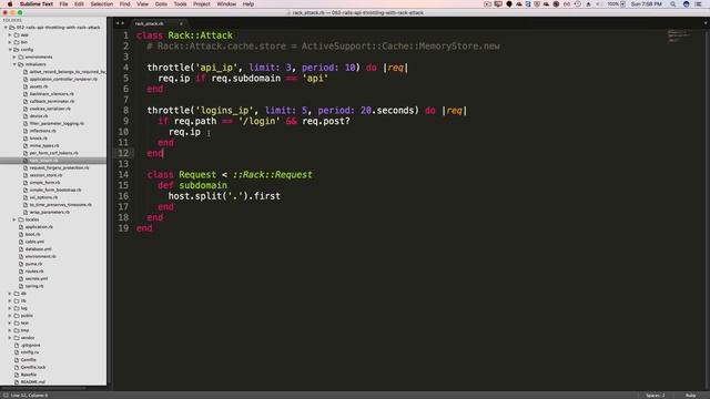 Episode #052 - Rails API - Throttling with Rack::Attack смотреть онлайн