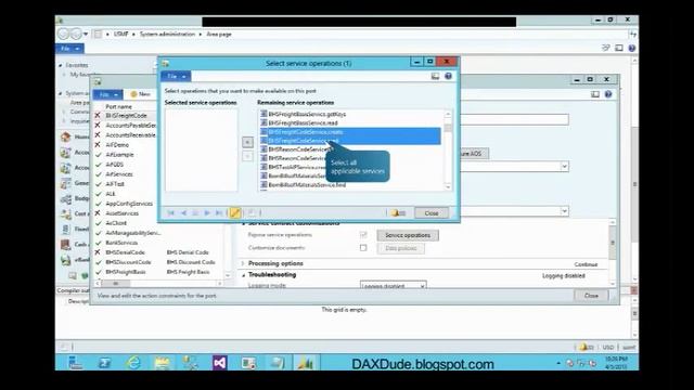 Create An AX 2012 R2 AIF Webservice: Step By Step