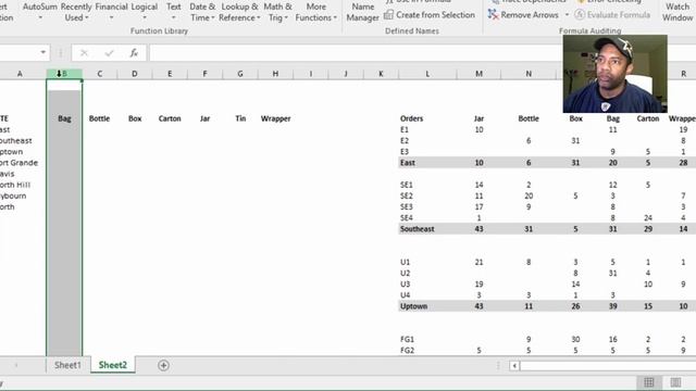 Intersection Feature & Named Ranges To Create a Summary смотреть онлайн