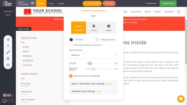 How to Create a Fixed Header - School Website Builder - My School Design смотреть онлайн