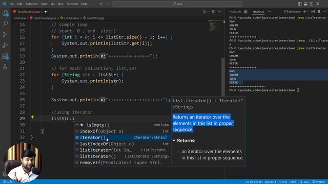 Java Collection Interview Question | ? How many ways to traverse List in Java смотреть онлайн